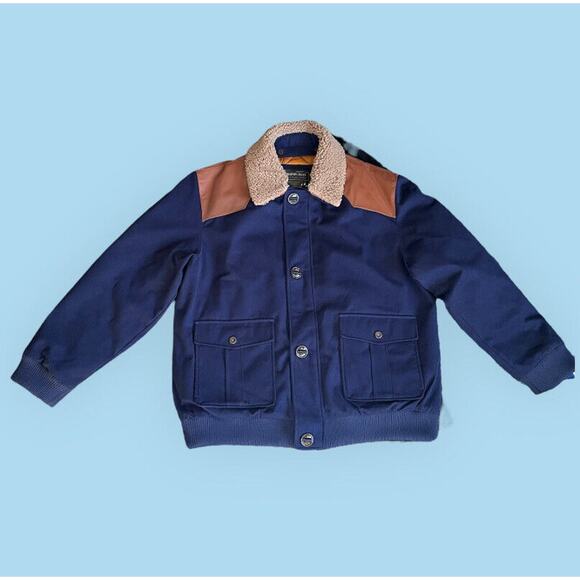 Rainforest Men's Navy Blue Thermolux Quilted Jacket Sz XL $495 - Picture 2 of 16